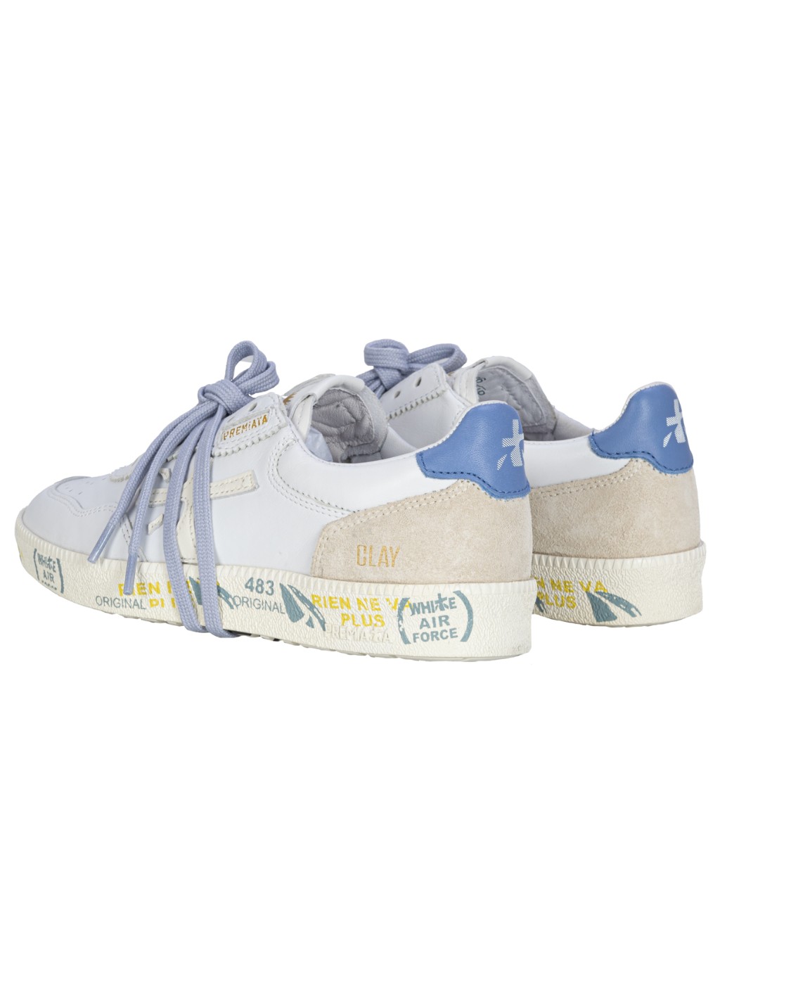 shop PREMIATA Saldi Scarpe: Premiata sneakers CLAYD var. 6351 in pelle con inserti in camoscio.
Linguetta elastica che consente di essere indossata anche senza stringhe.
Logo laterale tono su tono.
Patch posteriore a contrasto.
Composizione tomaia: 100% pelle.
Composione suola: 100% gomma.
Composizione fodera: 100% pelle di capra.
Fabbricato in Vietnam.. CLAYD-6357 number 1661952